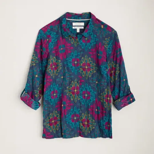 Seasalt Larissa Shirt Cut Glass Mix