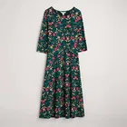 Seasalt 3/4 Wild Bouquet Dress Mirrored Floral Tehidy
