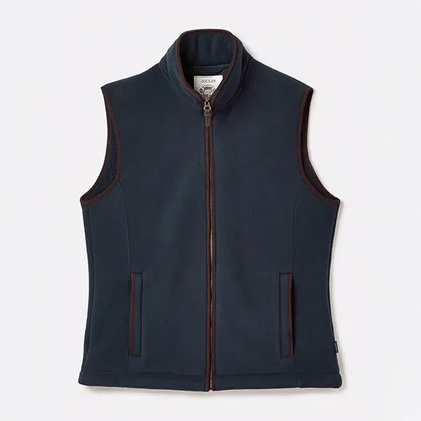 Joules Mens Navy Greenfield Fleece Gilet