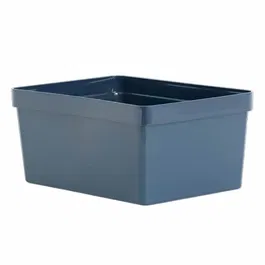 Wham Studio Linen 2.01 Utility Basket Deep A4 36 x 26 x 17cm Navy