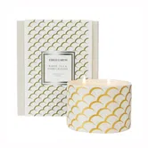 Fired Earth by Wax Lyrical Large Candle White Tea & Pomegranate