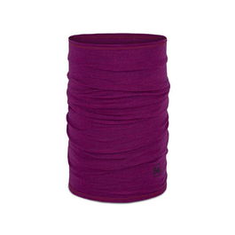 Buff Solid Magenta Merino Lightweight Tubular Neckwarmer