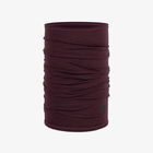 Buff Solid Garnet Merino Lightweight Tubular Neckwarmer