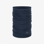 Buff Solid Night Blue Merino Lightweight Tubular Neckwarmer