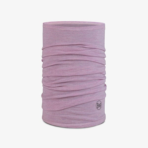 Buff Melange Lilac Sand Merino Midweight Tubular Neckwear