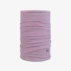 Buff Melange Lilac Sand Merino Midweight Tubular Neckwear