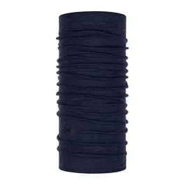 Buff Melange Night Blue Merino Midweight Tubular Neckwear