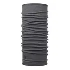Buff Melange Light Grey Merino Midweight Tubular Neckwear