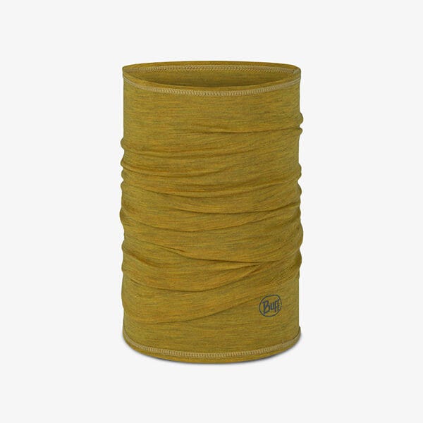 Buff Multistripes Maize Merino Lightweight Tubular Neckwarmer