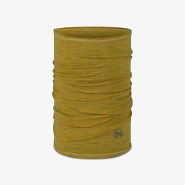 Buff Multistripes Maize Merino Lightweight Tubular Neckwarmer