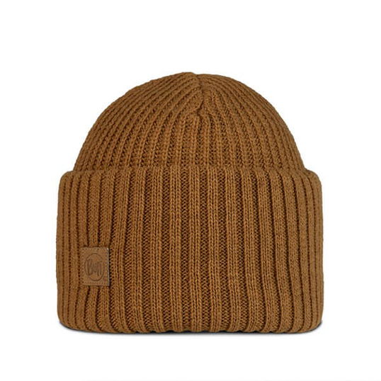 Buff Rutger Copper Knitted Beanie Hat