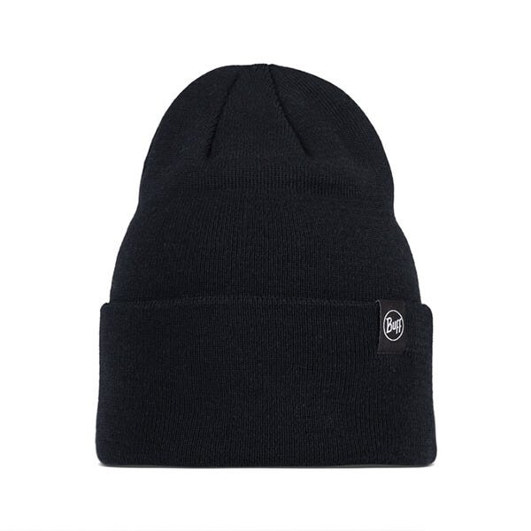 Buff Lilon Black Knitted Beanie Hat