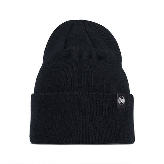Buff Lilon Black Knitted Beanie Hat