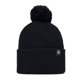 Buff Renvi Black Knitted Beanie Hat