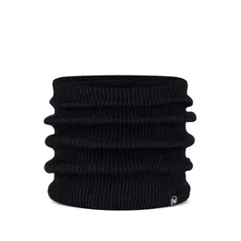 Buff Renvi Black Knitted & Fleece Neckwarmer