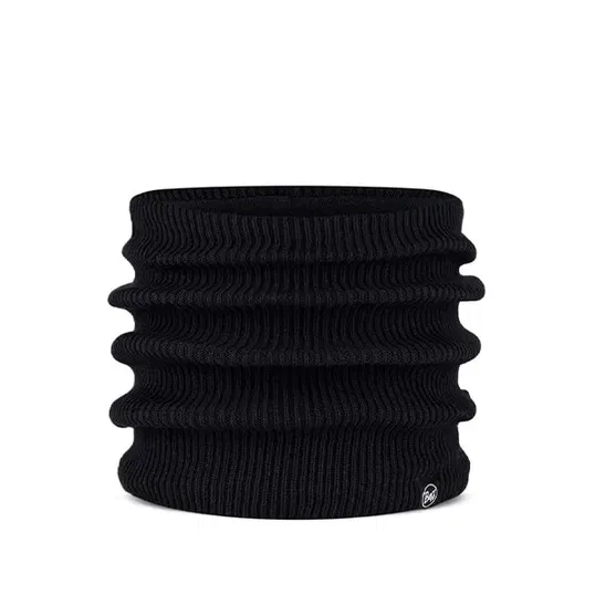 Buff Renvi Black Knitted & Fleece Neckwarmer
