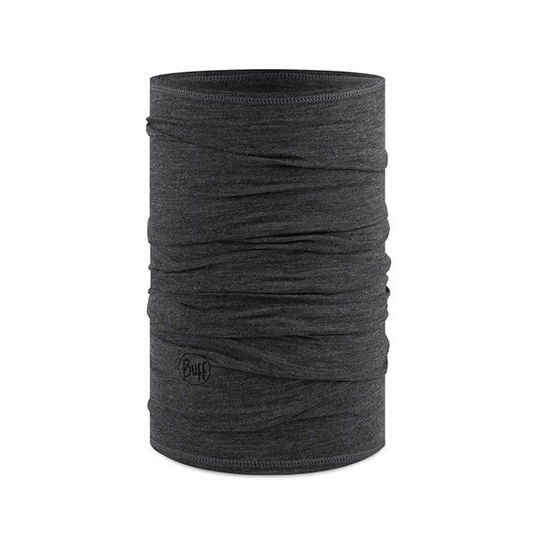Buff Solid Grey Merino Lightweight Tubular Neckwarmer