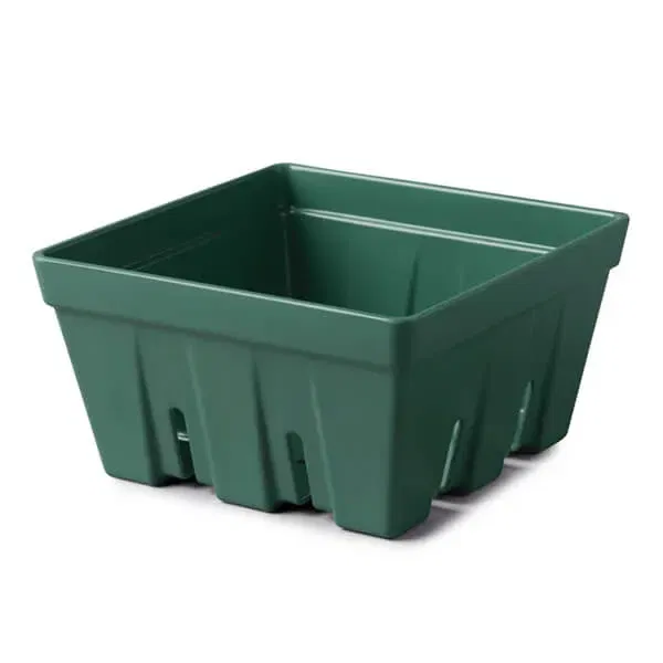 Zeal Melamine Fruit & Salad Box Forest Green