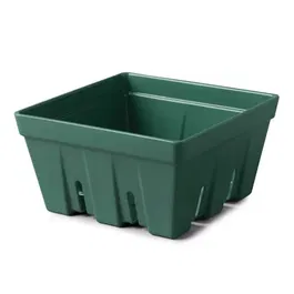 Zeal Melamine Fruit & Salad Box Forest Green