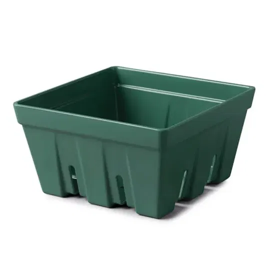 Zeal Melamine Fruit & Salad Box Forest Green