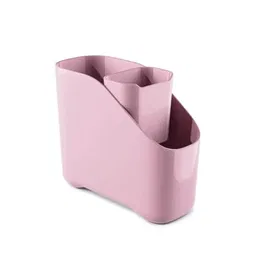 Zeal Melamine Large Sink Tidy with Inner Bucket Rose Pink