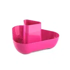 Zeal Melamine Sink Corner Tidy Neon Pink