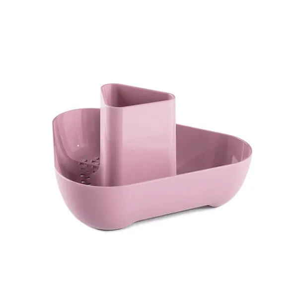Zeal Melamine Sink Corner Tidy Rose Pink