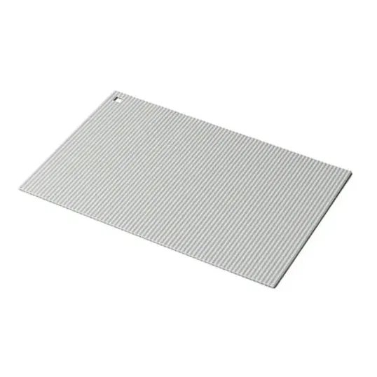 Zeal Jumbo Silicone Rectangular Hot Mat Trivet French Grey