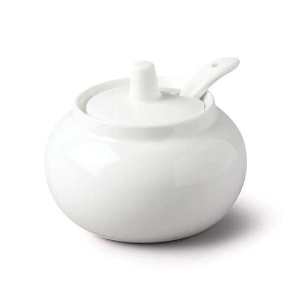 W.M.Bartleet & Sons Sugar/Jam/Mustard Pot with Lid and Spoon