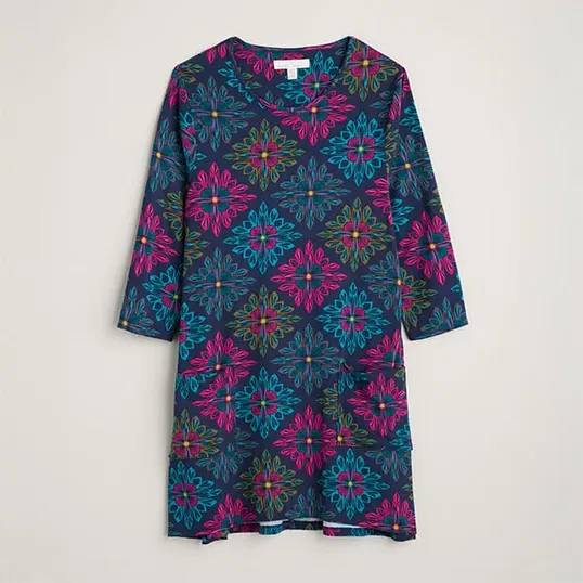 Seasalt Killiow Tunic Cut Glass Mix
