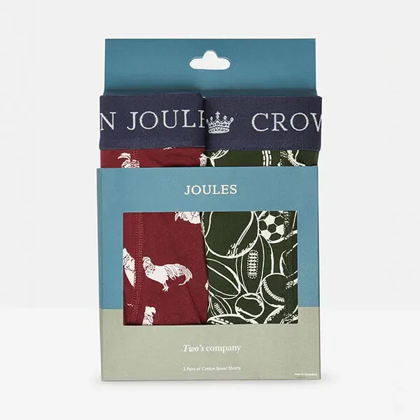 Joules Mens Cock And Balls Crown Joules Underwear Set of 2