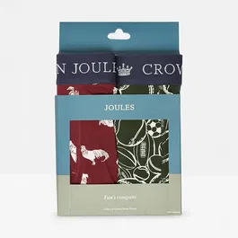 Joules Mens Cock And Balls Crown Joules Underwear Set of 2