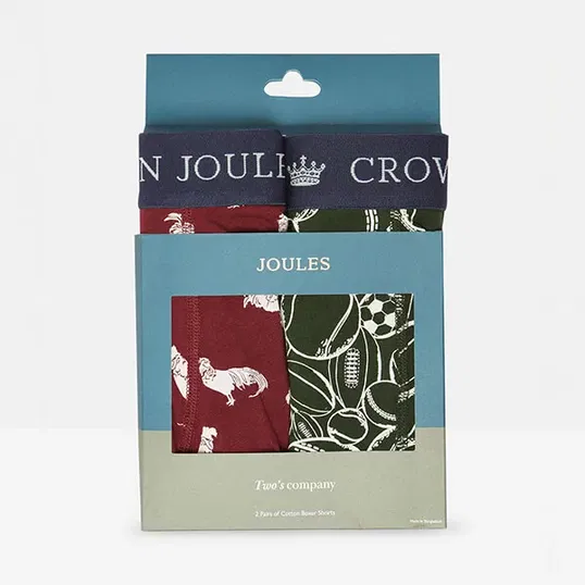 Joules Mens Cock And Balls Crown Joules Underwear Set of 2