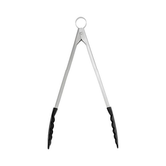 Cuisipro 30.5cm Nylon Locking Tongs Black