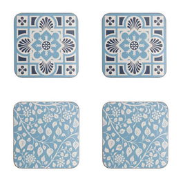 RHS Gertrude Jekyll Set of 4 Coasters Blue