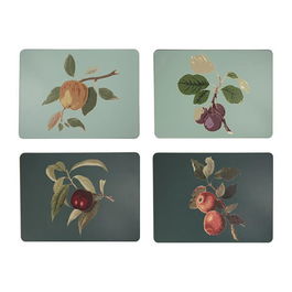 RHS Hooker Fruit Set of 4 Placemats Blue