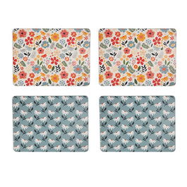 RHS Cottage Garden Set of 4 Placemats Multi