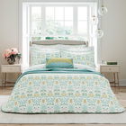 V&A Voysey Anselm Duvet Cover Set Single Aqua