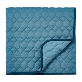 Sanderson Palmhouse Quilted Throw Eucalyptus