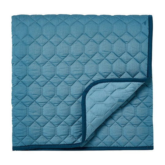Sanderson Palmhouse Quilted Throw Eucalyptus