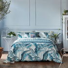 Sanderson Palmhouse Duvet Cover Set King Size Eucalyptus