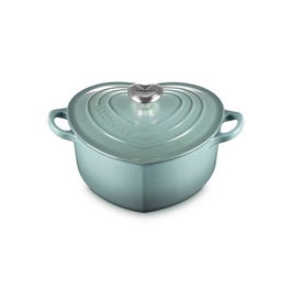 Le Creuset Sea Salt Cast Iron 20cm Heart Casserole