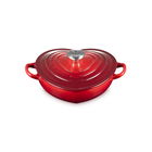 Le Creuset Cerise Cast Iron 20cm Heart Shape Dish