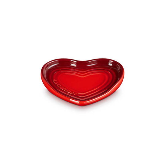 Le Creuset Cerise Stoneware Heart Spoon Rest
