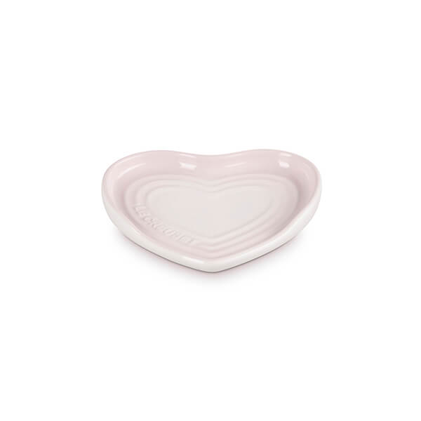 Le Creuset Shell Pink Stoneware Heart Spoon Rest