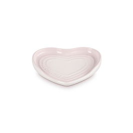 Le Creuset Shell Pink Stoneware Heart Spoon Rest