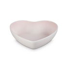 Le Creuset Shell Pink Stoneware 2.9L Heart Serving Bowl