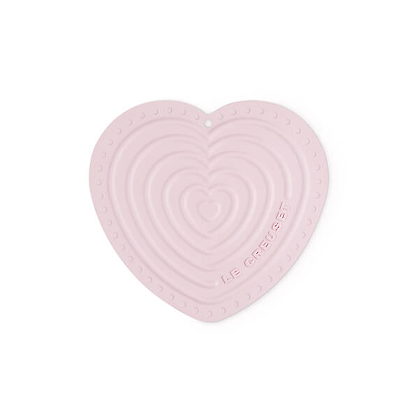 Le Creuset Powder Pink Heart Trivet