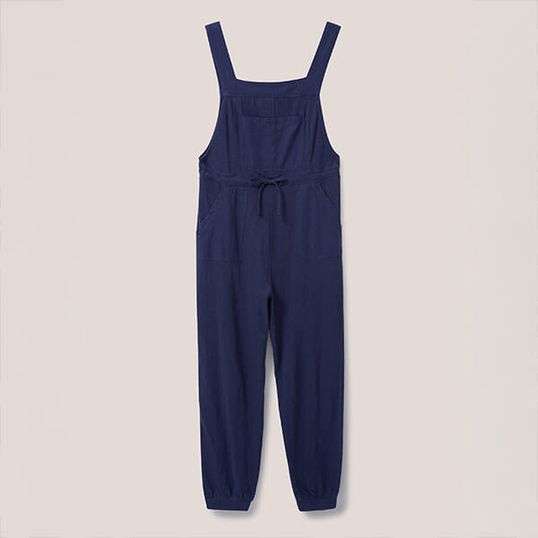 White Stuff Daphne Jersey Dungarees French Navy