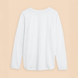White Stuff Clara Long Sleeve T-Shirt White